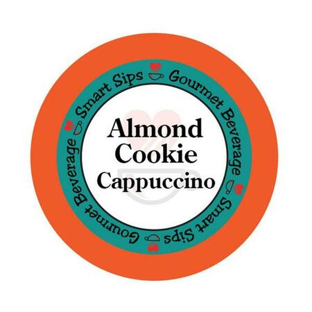 ERICO Almond Cookie Cappuccino Single Serve Cups for All Keurig K-cup Brewers, 24PK CAPALMCOOK24